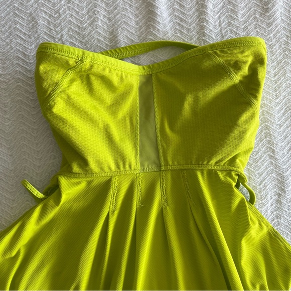 Lululemon workout neon strappy open back tank top tube top - Picture 10 of 13